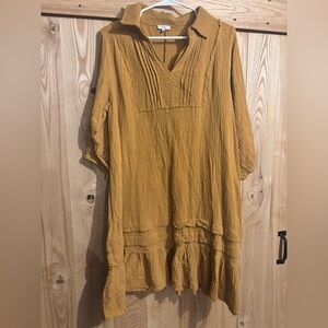 Mustard Yellow Women's Dress